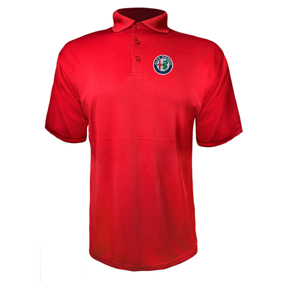 Men's Alfa Romeo Car Polyester Polo