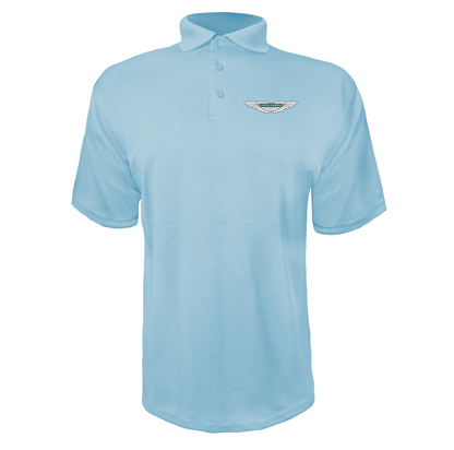 Men's Aston Martin Motorsports Car Polyester Polo