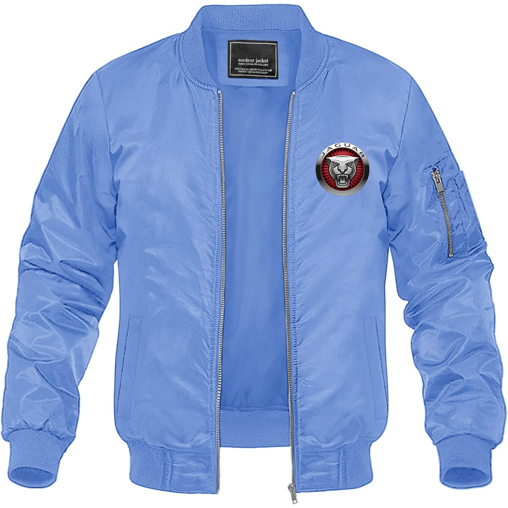 Men’s Jaguar Motorsport Car Lightweight Bomber Jacket Windbreaker Softshell Varsity Jacket Coat