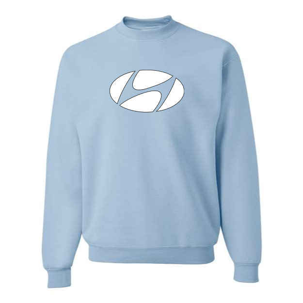 Men's Hyundai New Logo Car  Crewneck Sweatshirt