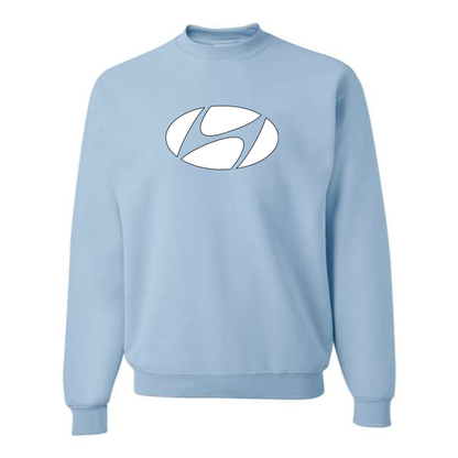 Men's Hyundai New Logo Car  Crewneck Sweatshirt