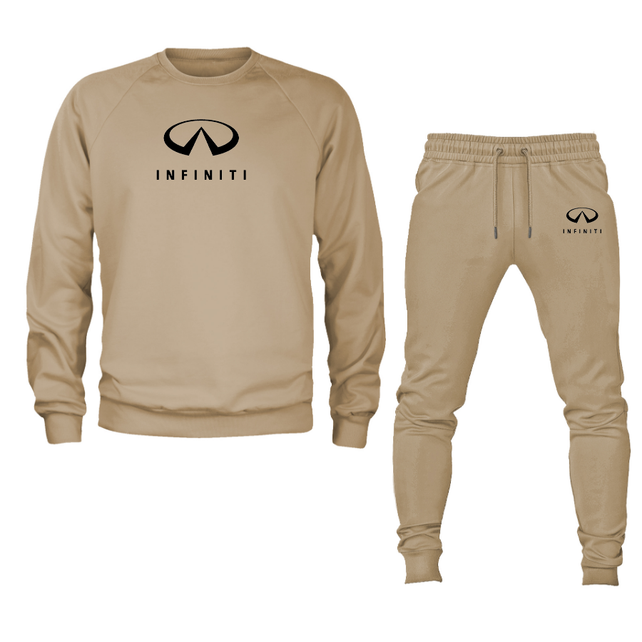 Men’s Infiniti Luxury Car Crewneck Sweatshirt Joggers Suit