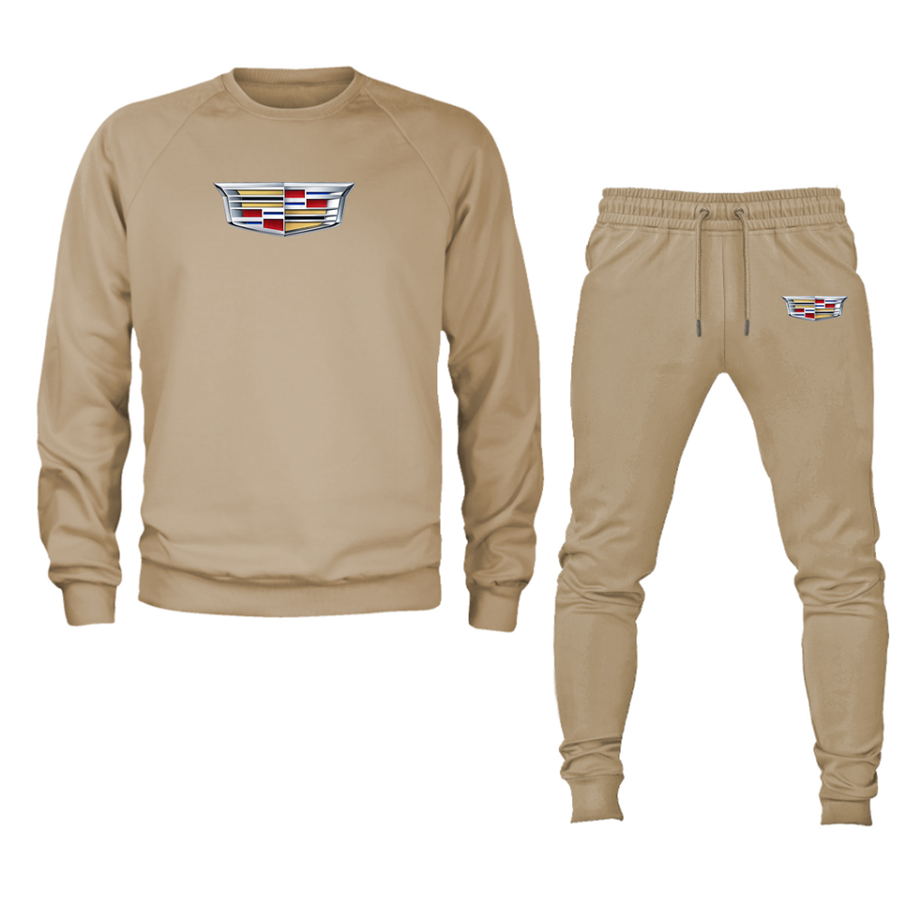 Men’s Cadillac Car Crewneck Sweatshirt Joggers Suit