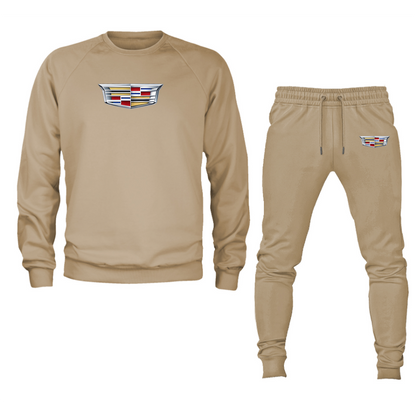 Men’s Cadillac Car Crewneck Sweatshirt Joggers Suit