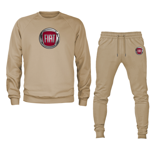 Men’s Fiat Car Crewneck Sweatshirt Joggers Suit