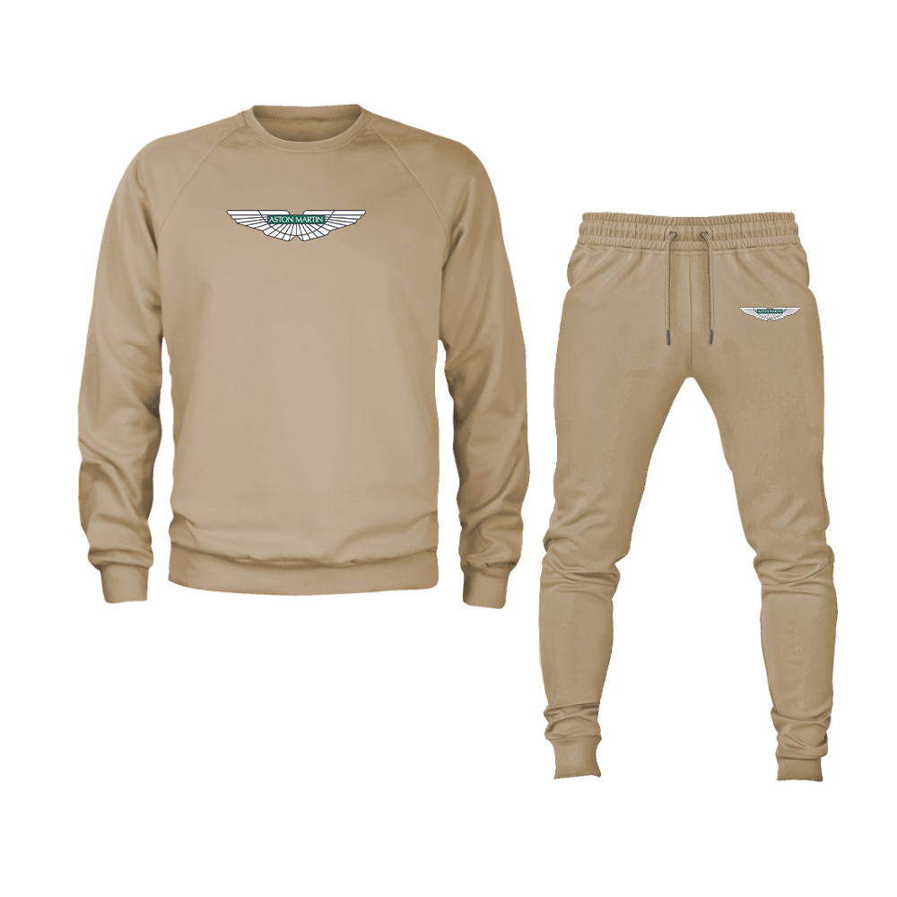 Men's Aston Martin Motorsports Car Crewneck Sweatshirt Joggers Suit