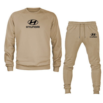 Men’s Hyundai Car Crewneck Sweatshirt Joggers Suit