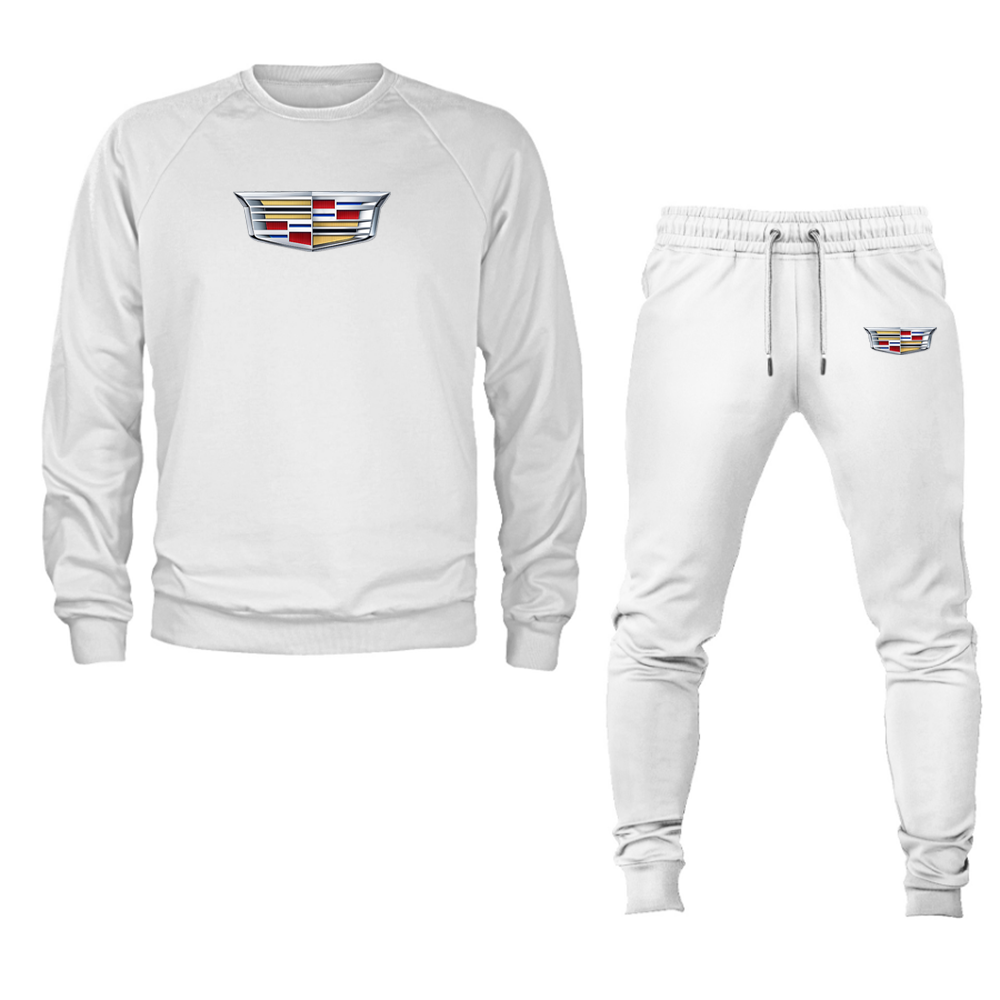 Men’s Cadillac Car Crewneck Sweatshirt Joggers Suit