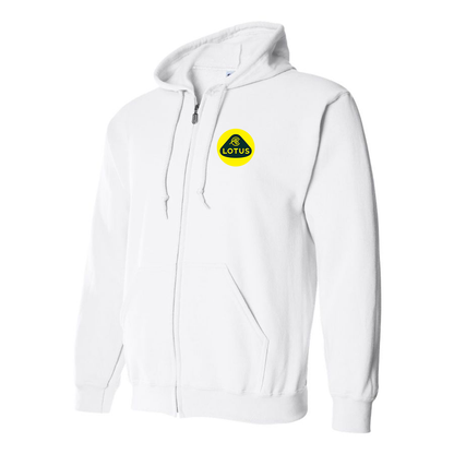 Men’s Lotus Car Zipper Hoodie