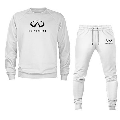 Men’s Infiniti Luxury Car Crewneck Sweatshirt Joggers Suit