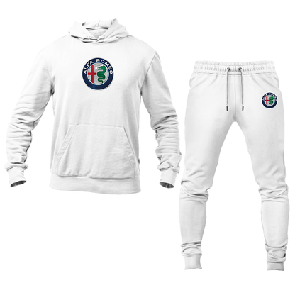 Men's Alfa Romeo Car Hoodie Joggers Set