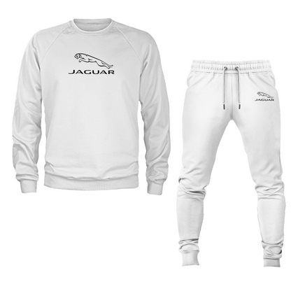 Men’s Jaguar Symbol Car Crewneck Sweatshirt Joggers Suit