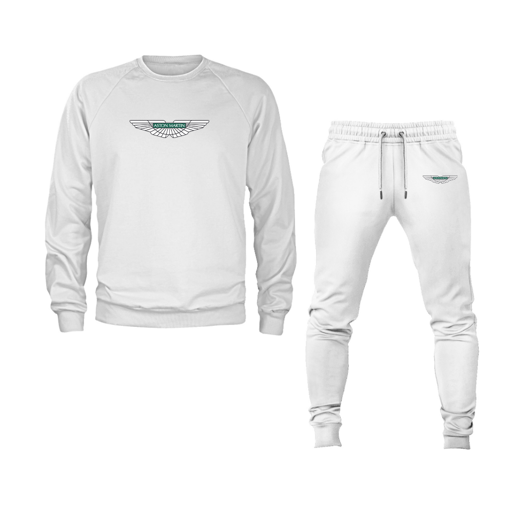 Men's Aston Martin Motorsports Car Crewneck Sweatshirt Joggers Suit