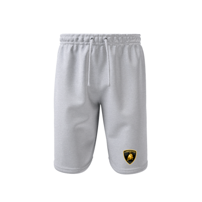 Men’s Lamborghini Car Athletic Fleece Shorts