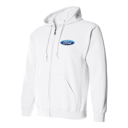 Men’s Ford Car Zipper Hoodie