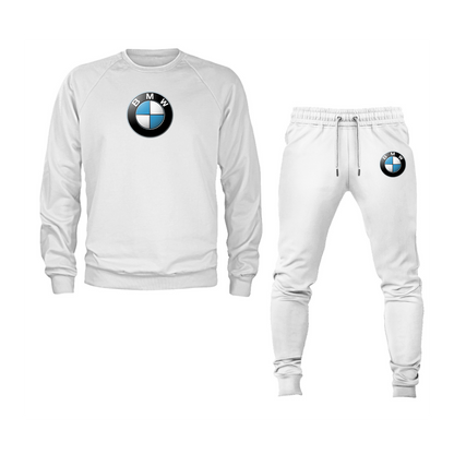 Men's BMW Motorsports Car Crewneck Sweatshirt Joggers Suit