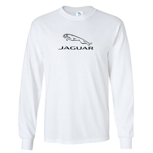 Men’s Jaguar Symbol Car Long Sleeve T-Shirt