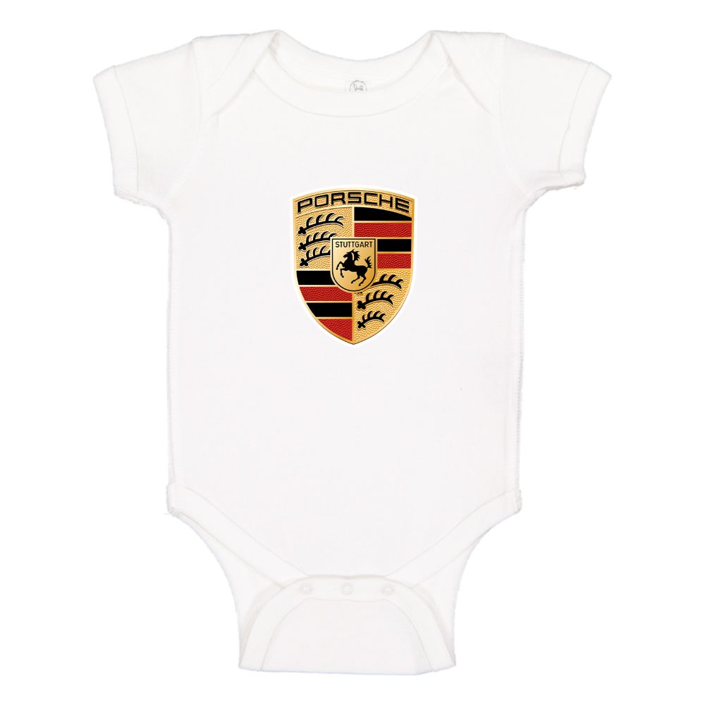 Porsche Car Baby Romper Onesie