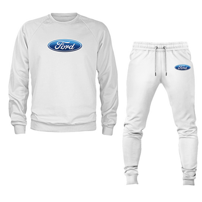 Men’s Ford Car Crewneck Sweatshirt Joggers Suit