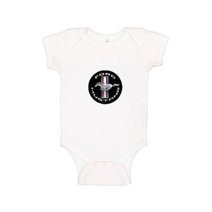 Ford Mustang Motorsport Car Baby Romper Onesie