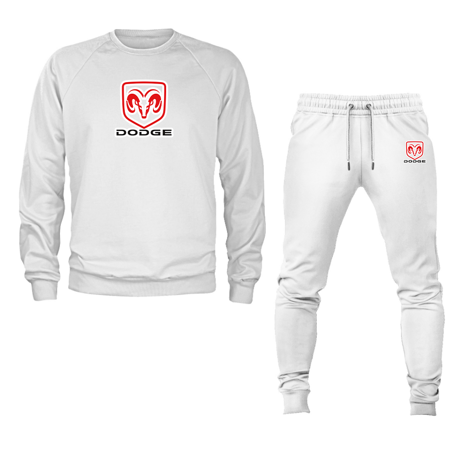 Men’s Dodge Car Crewneck Sweatshirt Joggers Suit