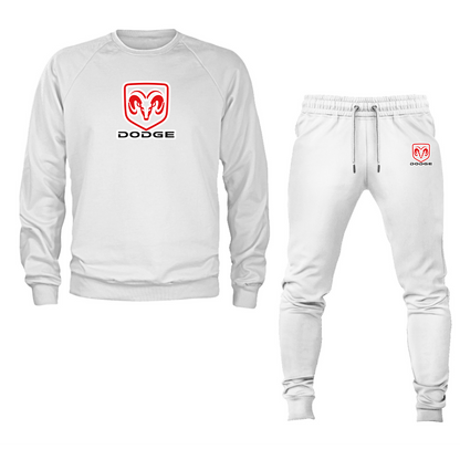 Men’s Dodge Car Crewneck Sweatshirt Joggers Suit