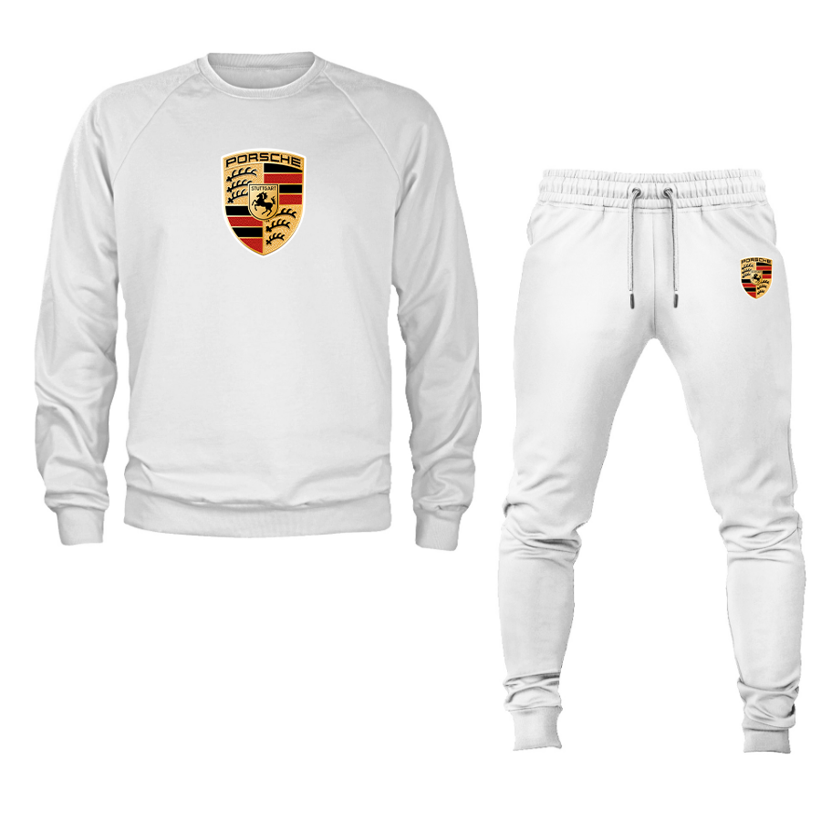 Men’s Porsche Car Crewneck Sweatshirt Joggers Suit