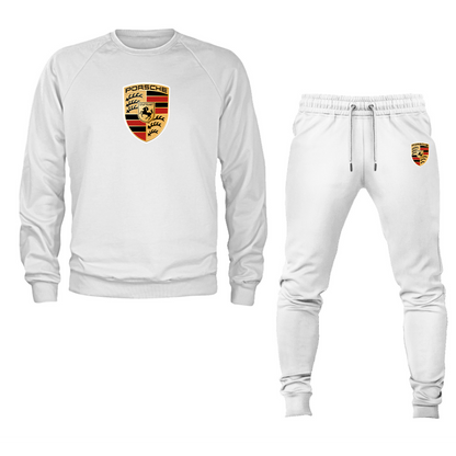 Men’s Porsche Car Crewneck Sweatshirt Joggers Suit