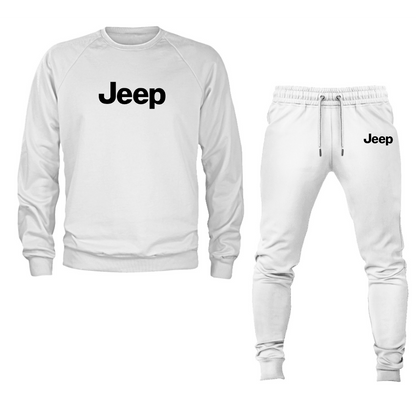 Men’s Jeep Car Crewneck Sweatshirt Joggers Suit