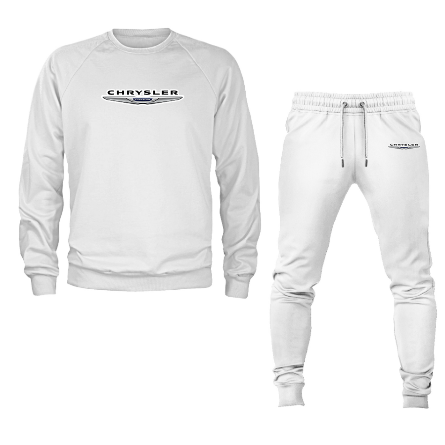 Men’s Chrysler Car Crewneck Sweatshirt Joggers Suit