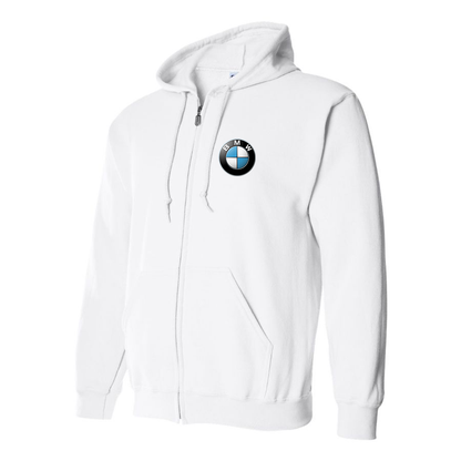 Men's BMW Motorsports Car Zipper Hoodie