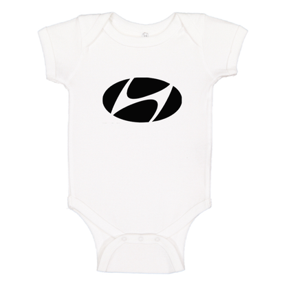 Hyundai New Logo Car  Baby Romper Onesie