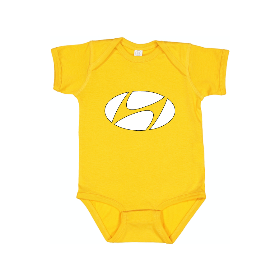 Hyundai New Logo Car  Baby Romper Onesie