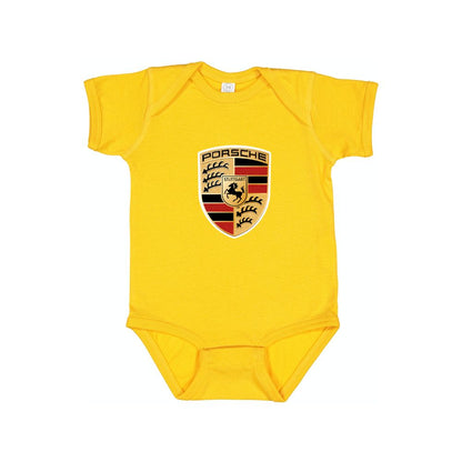 Porsche Car Baby Romper Onesie