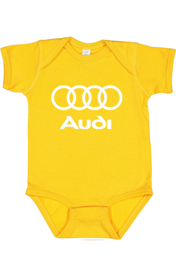 Audi Motorsports Car Baby Romper Onesie